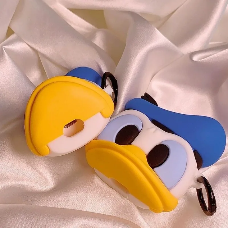 

Disney Cartoon Donald Duck Headphone Case for Airpods 1 2 3 Silicone Case Airpods Pro 2 Wireless Bluetooth Headphone Case Gift