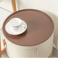 Table de oral et Ronde en Plastique Rose pour Chambre à Coucher, Décoration de Salon, Esthétique, Petit Espace, Amolette, Kawaii 5
