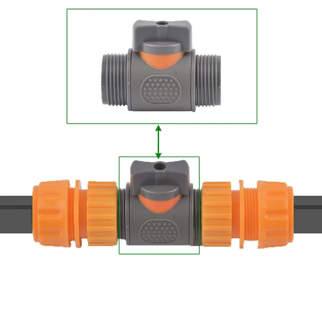 1/2 3/4 Hüvelykes Autómosó Kerti Öntöző Tömlő Gyors Csatlakozó 16 20 Mm -Es Cső Vízmegállító Holttestek Szerelvények Adapterek - Image 4