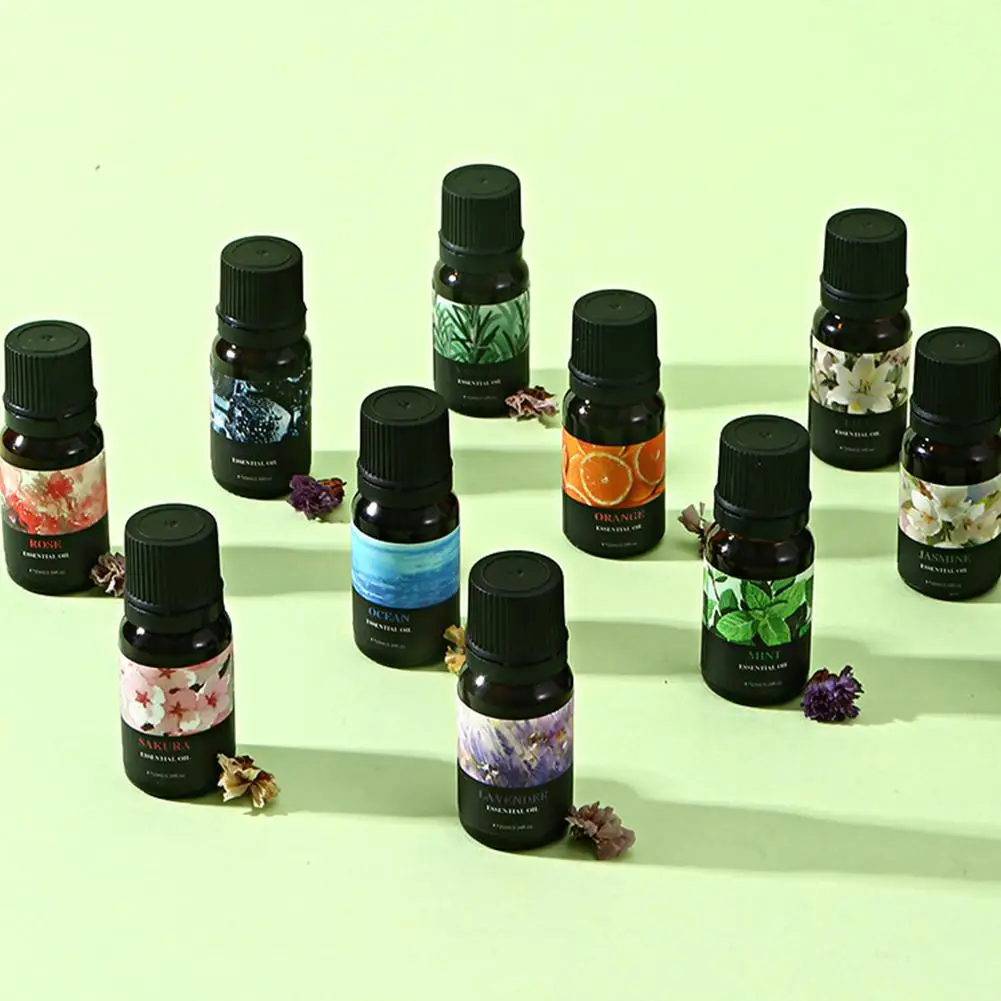 Aromatic Bliss Essential Oil Blend - 10ml Eucalyptus, Lavender, Bergamot, Vanilla, and Peppermint