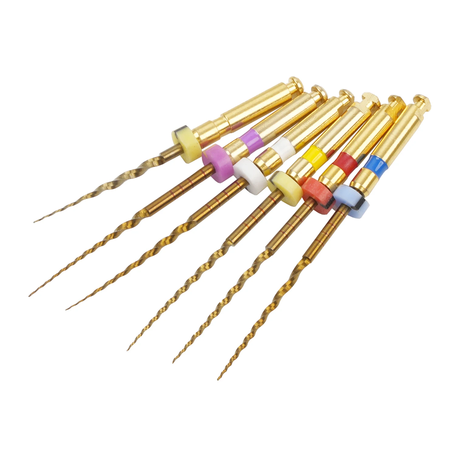 WELLCK Dental Endodontic Files Large Taper File Gold Taper NITI Rotary File Engine Use SX-F3 21/25mm Dental Lab Instrument 2