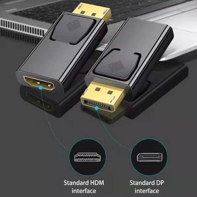 1080P DP-HDMI 호환 어댑터 DisplayPort-HDMI 호환 어댑터 DP Male-Female HDMI-호환 비디오 오디오 케이블