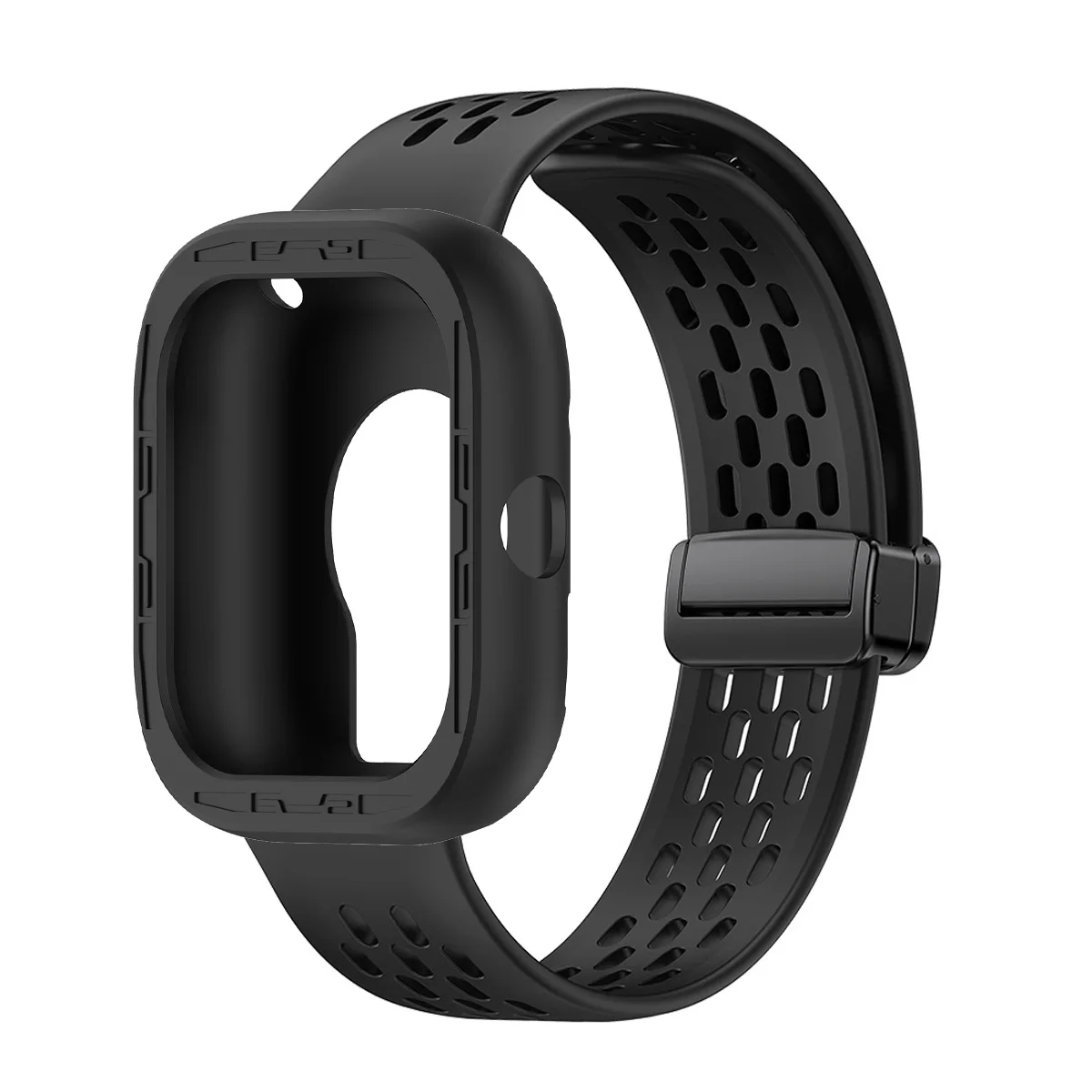 Silicone Strap and Bumper Protective Shell Cover