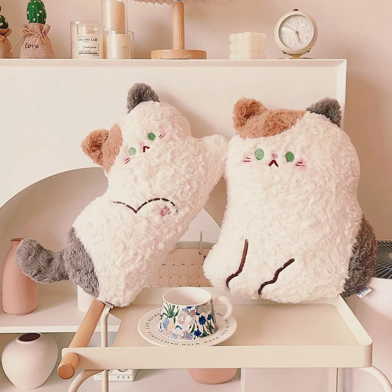 Kawaii Therapy Soft Animal Cat Doll Pillow Collection