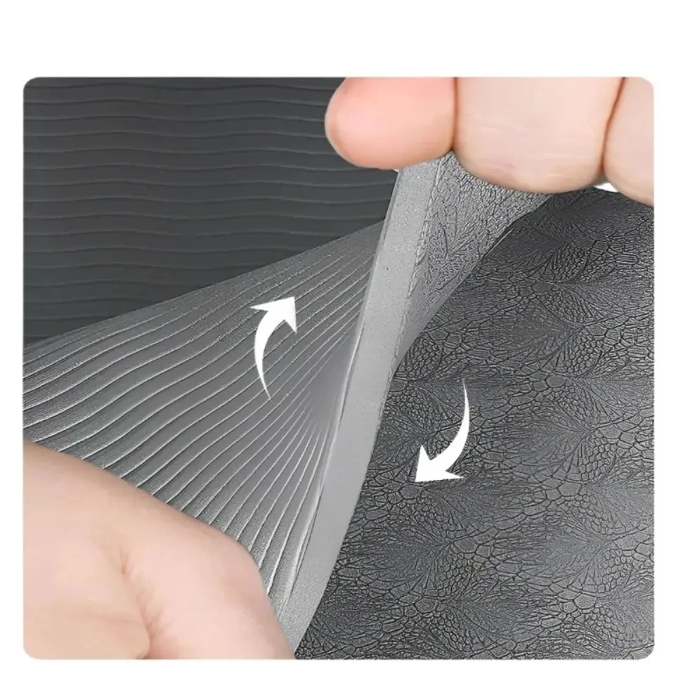 Foldable Yoga Mat Eco Friendly Tpe Folding Travel Fitness Exercise Double Sided Non-Slip For Pilates & Floor Workouts