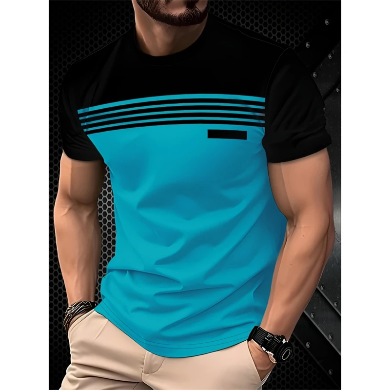 Elegant 3D Print Casual T-Shirt | Breathable Graphic Crew Neck Tee Sfa2b35ec65fa450497ef3283f658d8e8W