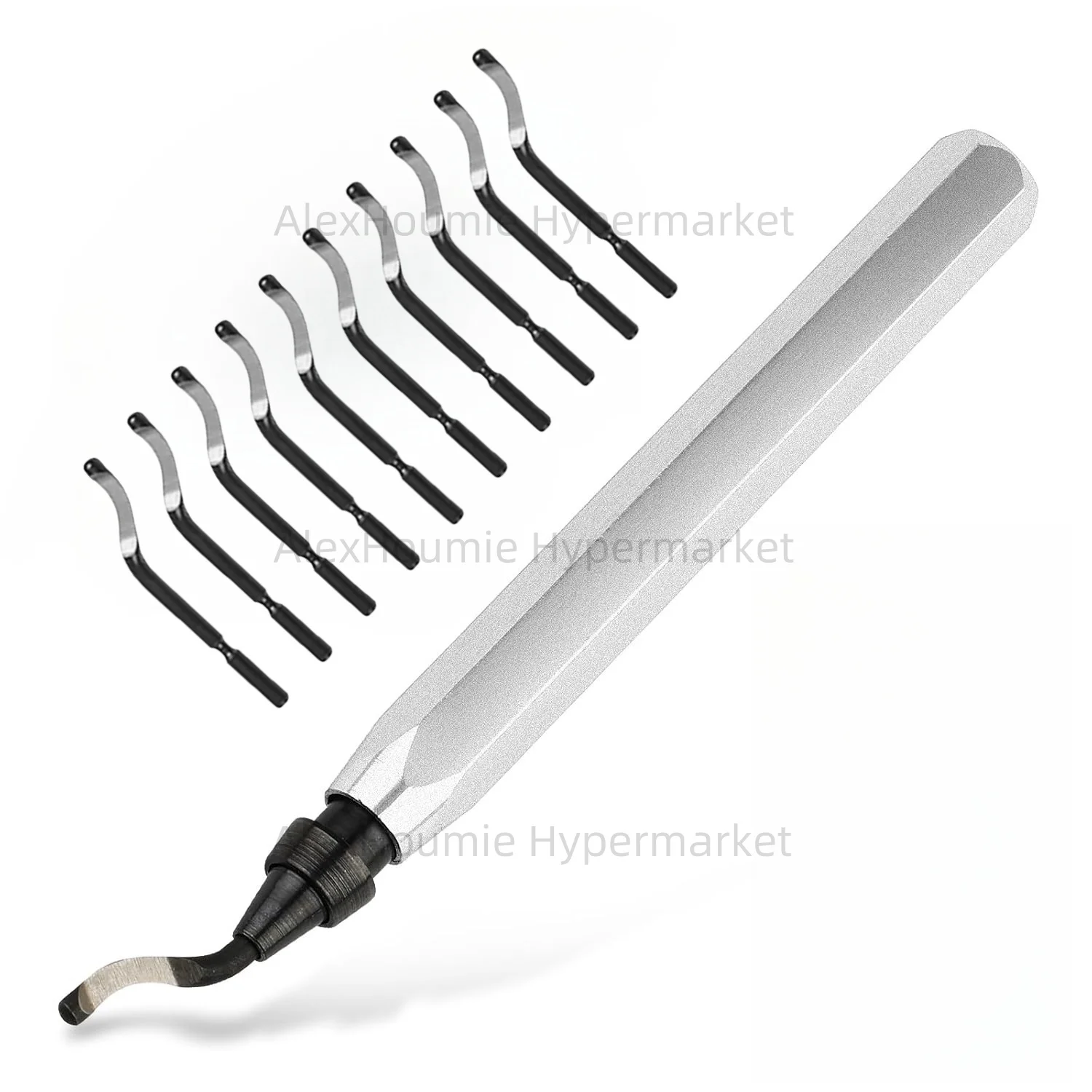 Deburring Remover Deburring Remover Cutting Tool RB1000 Metal Handle BS1010 Rotary Deburr Blade Replacement Resin PVC Plastic 3D Printing