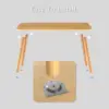 Small Coffee Table Low Table Solid Wood Sturdy Floor Table Desk for Sitting on The Floor, Storage and Living Room Furniture 4