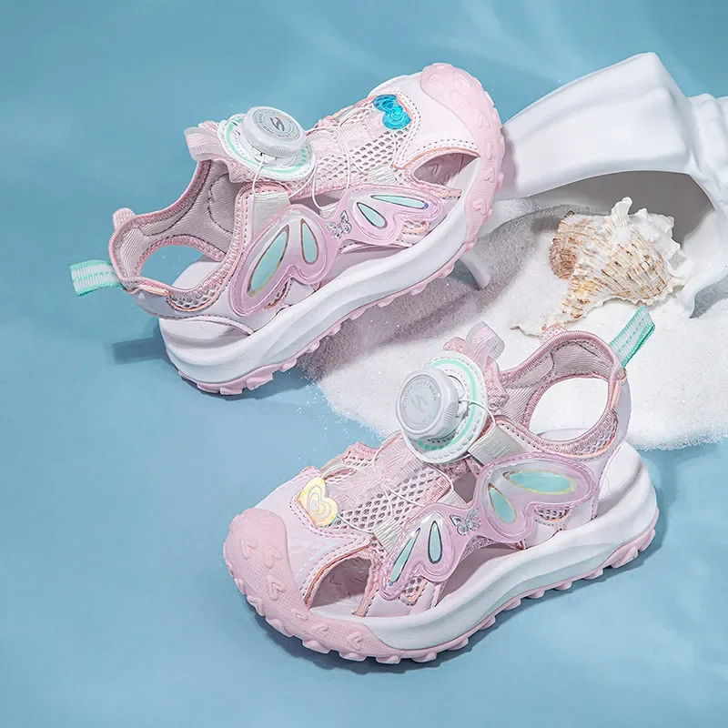 Summer Children Sandals Girls 4-12 Years Boys Kids Beach Shoes Fashion Toddlers Sandalias EUR Size 26-37