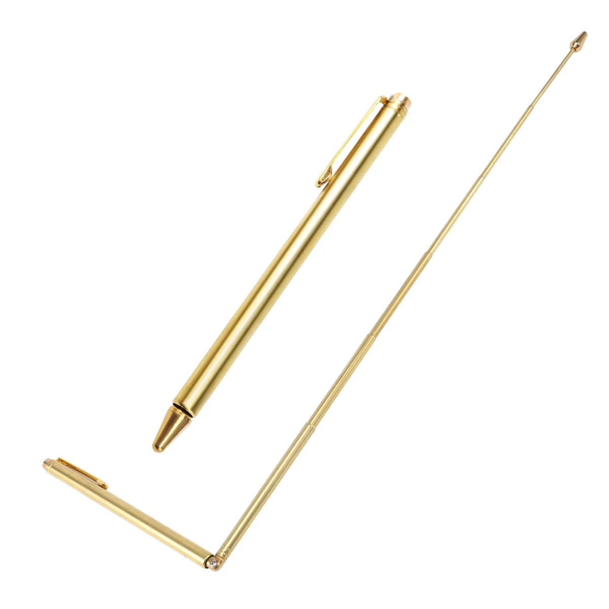Dowsing Rods Retractable Divining Rods Portable Pen Shape L for Ghost Hunting Tools Divining Water Etc. 2PCS