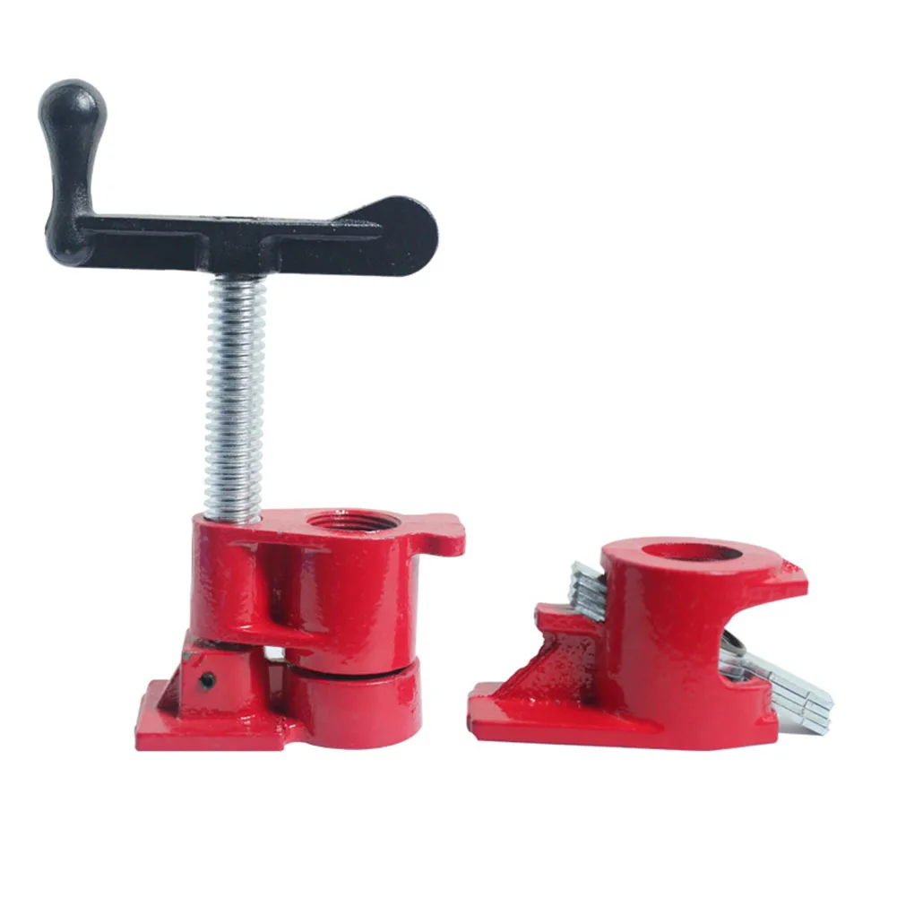 

Wood Gluing Pipe Clamp Heavy Duty Wood Steel Cast Iron Woodworking Board For Quick Fixing Brand New Durable Practical