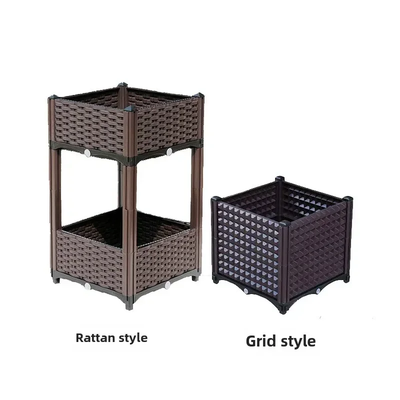 Vegetable Planting Box Household Balcony Planting Vegetables Outdoor Gardening Cultivation Box