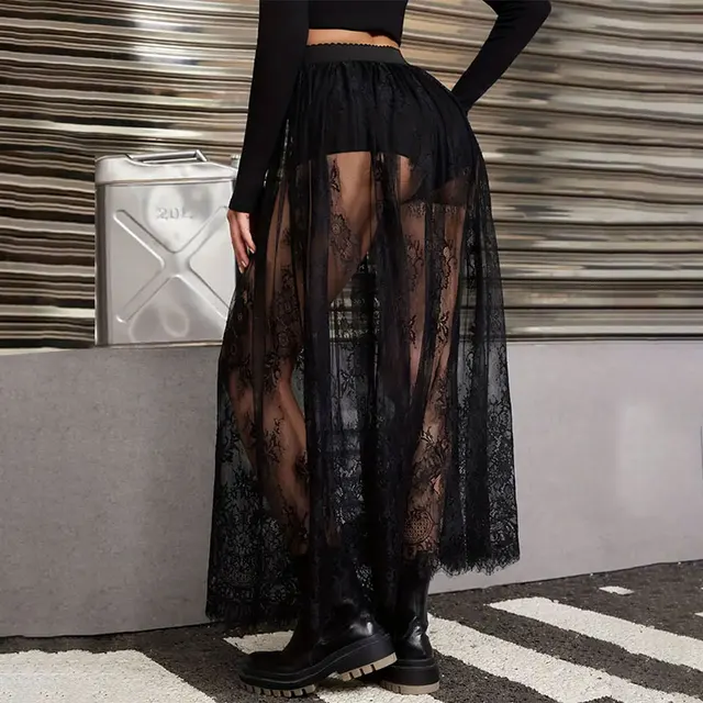 Elegant Party Evening Sexy Lace Maxi Dress 2