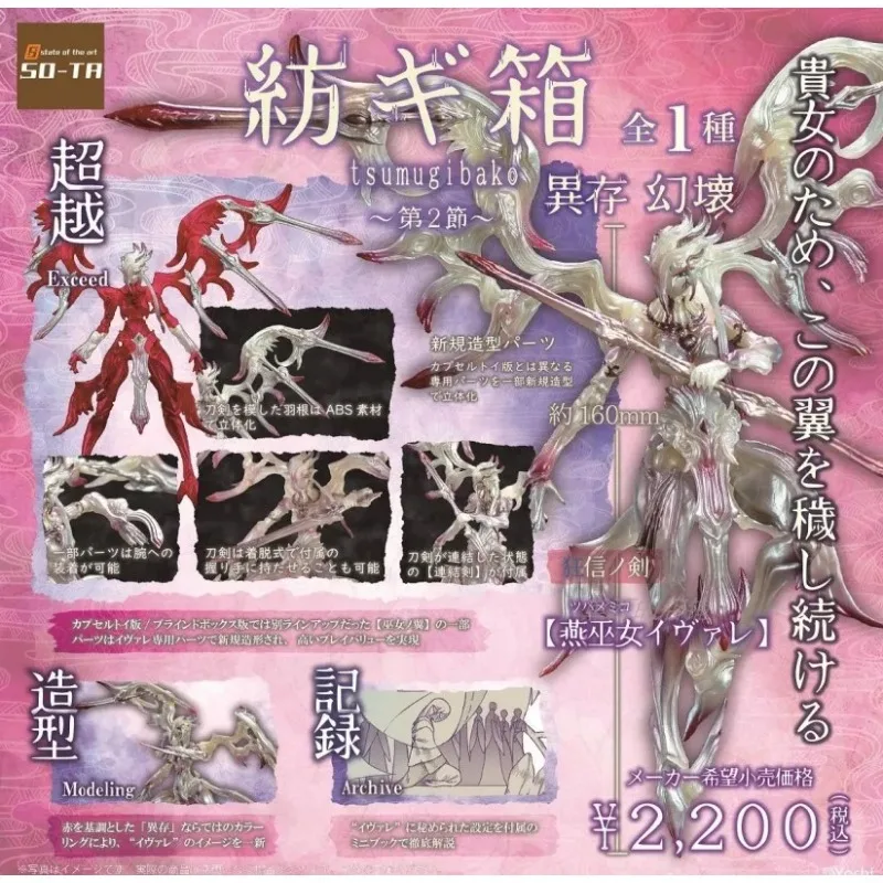 

SO-TA Cthulhu Soldier Yosh Tsumugibako Monster Creatures Action Figure Witch Model Decoration Collectible Capsule Toy Gachapon