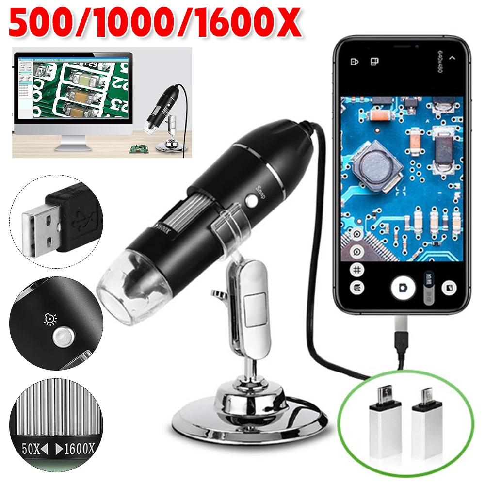 Digital Microscope 500/1000/1600X