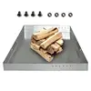 Fireplace Ash Tray Pan Ember Holder Steel With Screw Pack Rust-Resistant Home Fire Place Accessories Adjustable Collection Tool 1