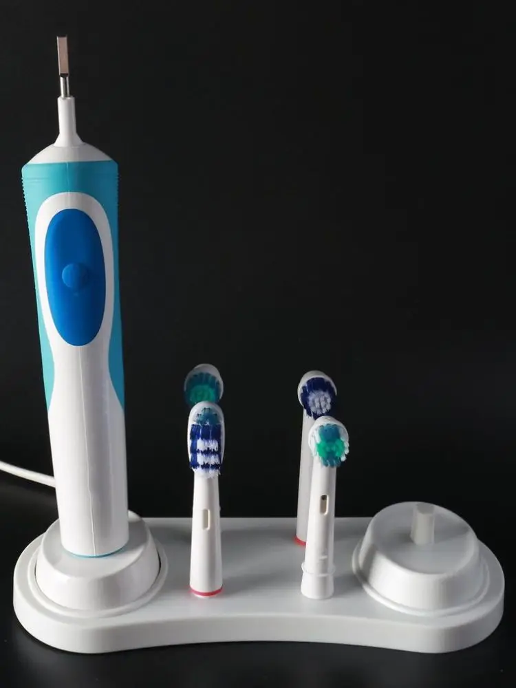 Toothbrush Holder Holder Bracket for Oral B Electric Toothbrush Bathroom Toothbrush Stander Base Support Tooth Brush Heads with Charger Hole