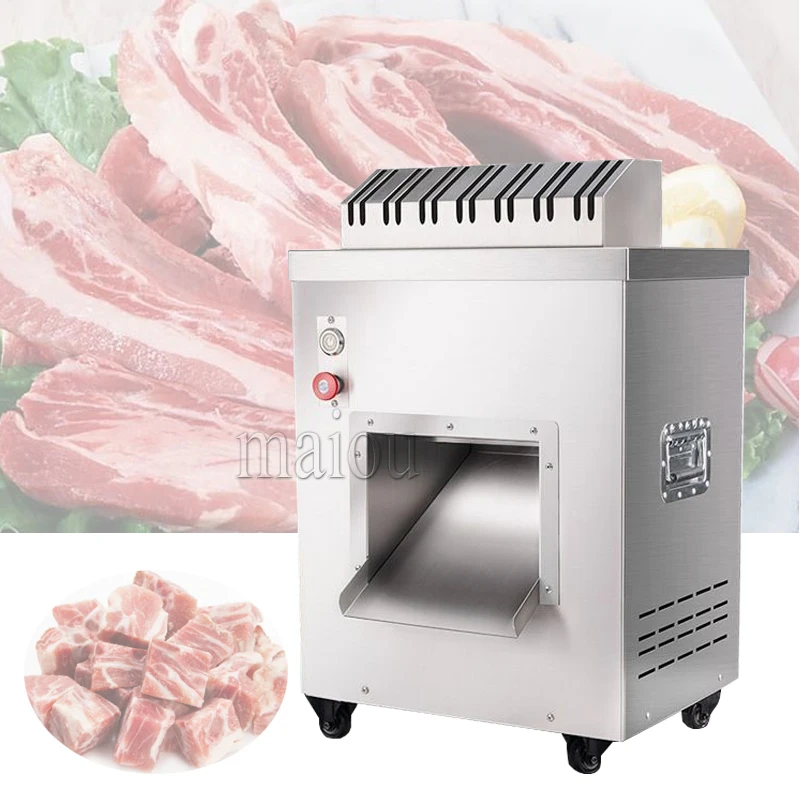 

Stainless Steel Commercial Electric Meat Cutting Machine Slice Vegetable Cutting Machine Fully Automatic Multi-functional