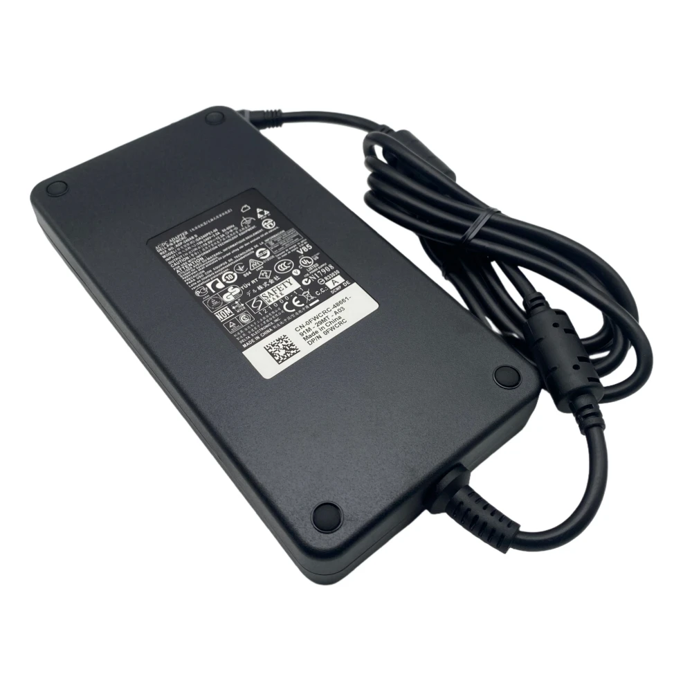 오리지널 240W 19.5V 12.3A 7.4*5.0mm 노트북 어댑터 델 에일리언웨어 M15X M17X M18X R2 X51 프리시전 M6400 M6500 M6600 J211H용
