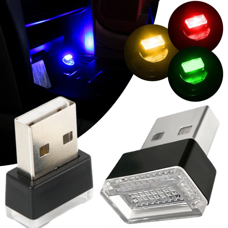 ไฟ LED ตกแต่งรถยนต์ USB สีสวย ใช้งานง่าย
