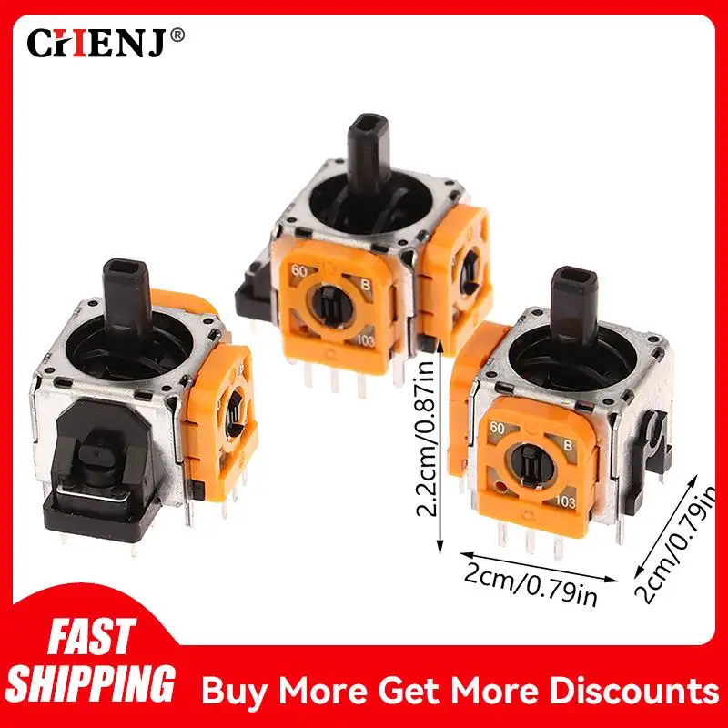 1Pc 3D Analog Stick Sensor Module Controller Per Ps4 050 055 030 040 Controller Joystick Ad Effetto Hall Per Ps5/Xbox One No Drift