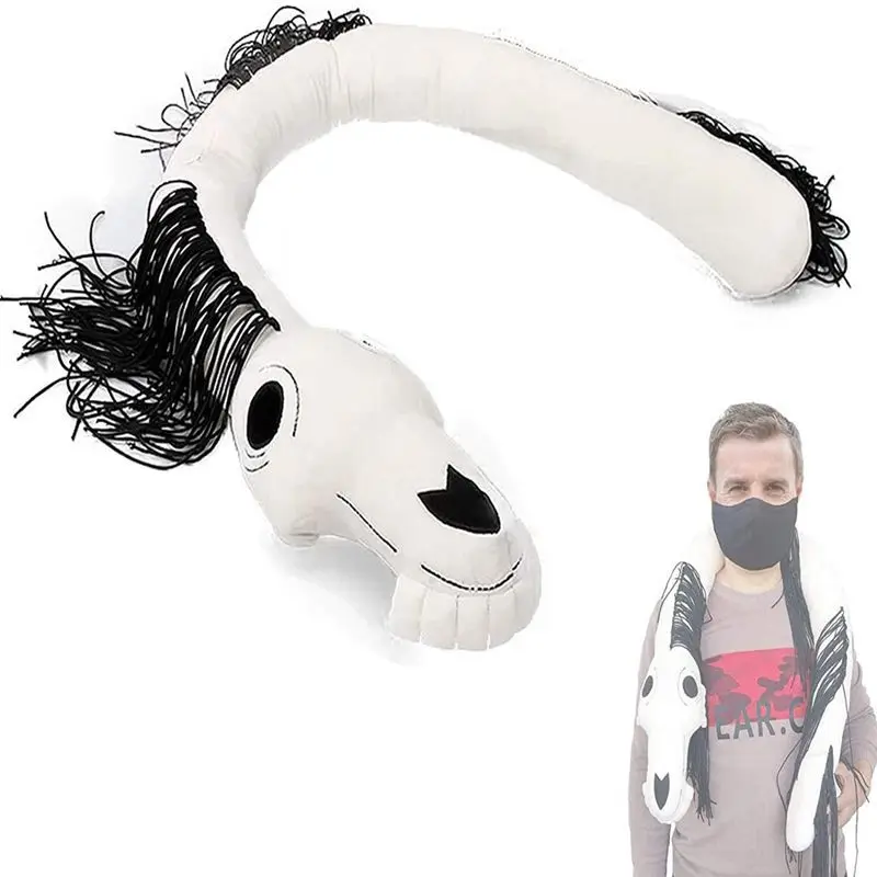 51 Pollici Long Horse Plushies Dream Horse Peluche Farcito Urban Story Foundation Model Siren Doll Gifts For Children Kids