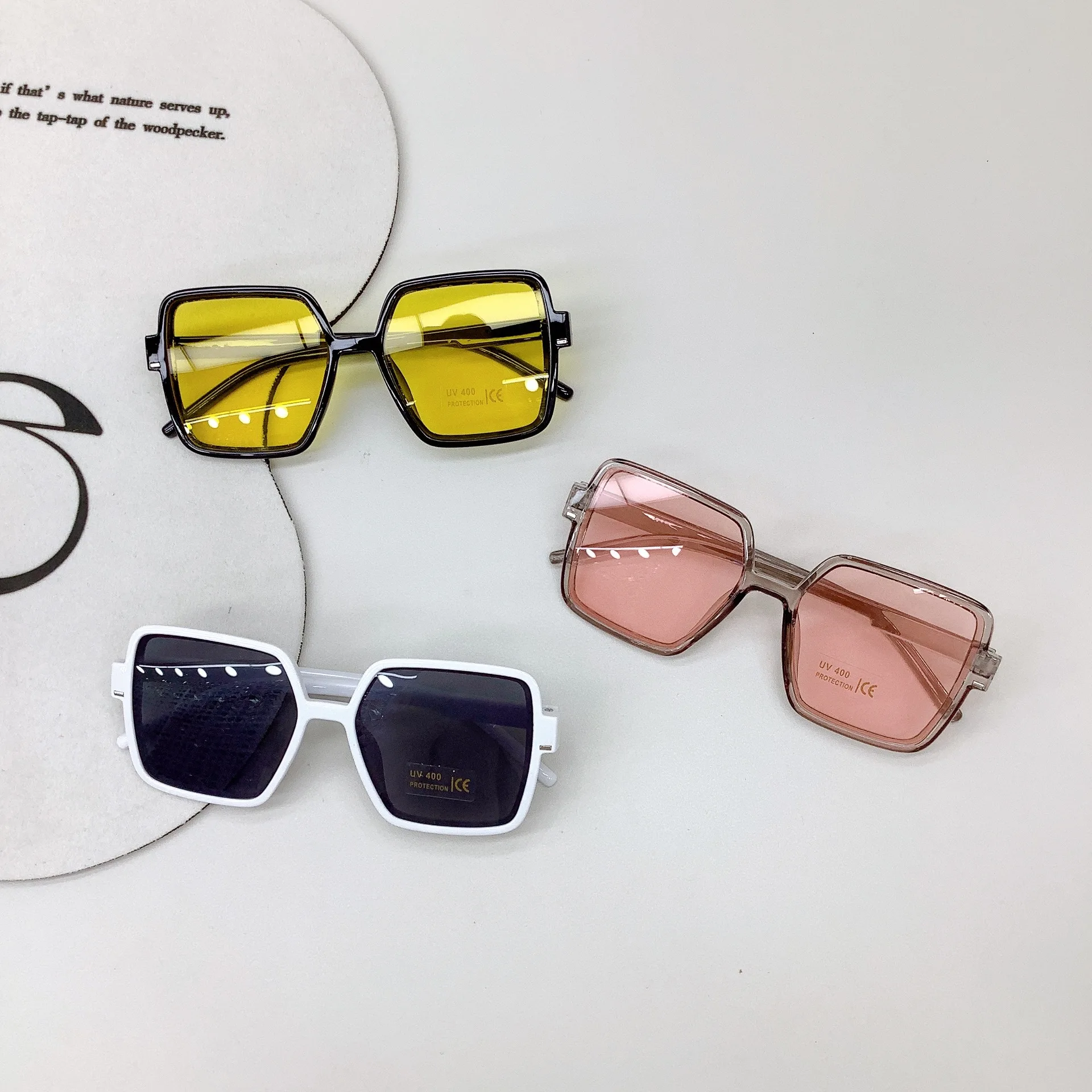 Reise Sonne UV-Schutz, Kinder Sonnenbrille, koreanische Mode, neue personal isierte quadratische Brille für Jungen und Mädchen, Sonnenbrille – Detail 2