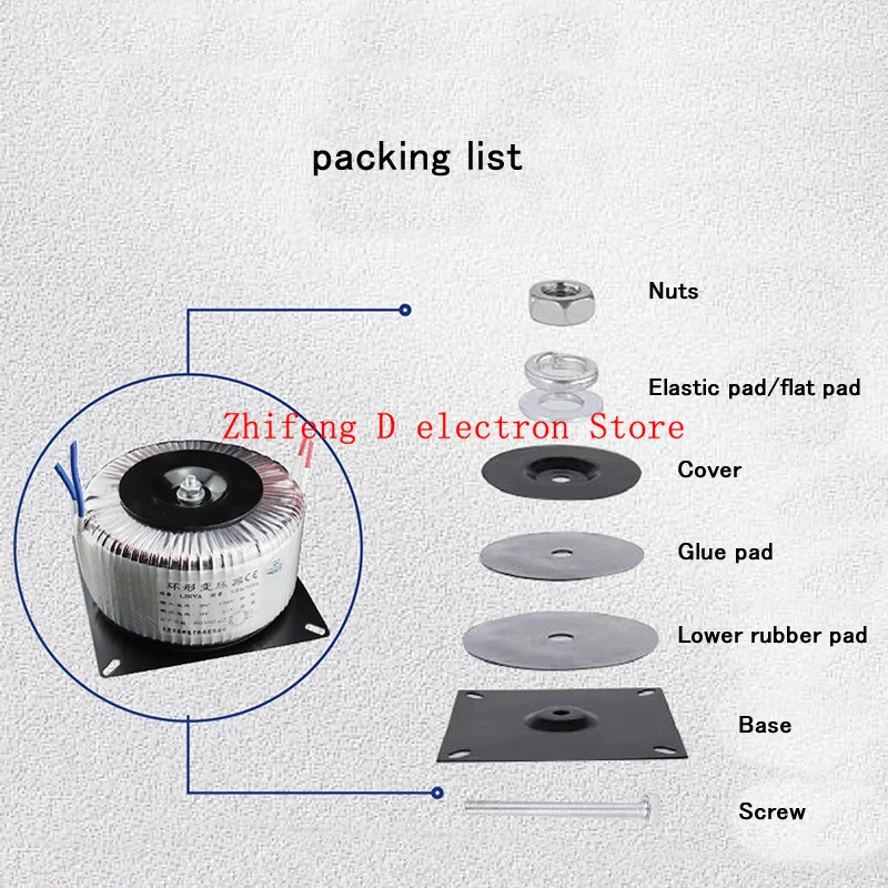 400W 220V to 12V-80V Toroidal transformer, power amplifier power transformer or for stepper motor