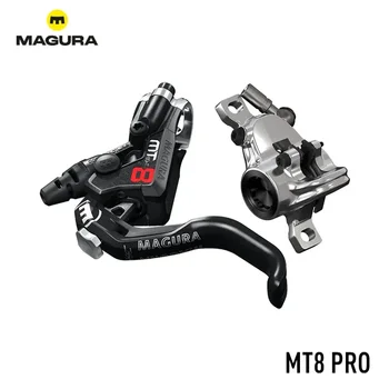 Freno a disco idraulico Magura MT8 PRO | Leggero e ad alte prestazioni | Alloggiamento in carbonio per carbotetura SL | Design a 4 pistoni | Enduro/DH MTB