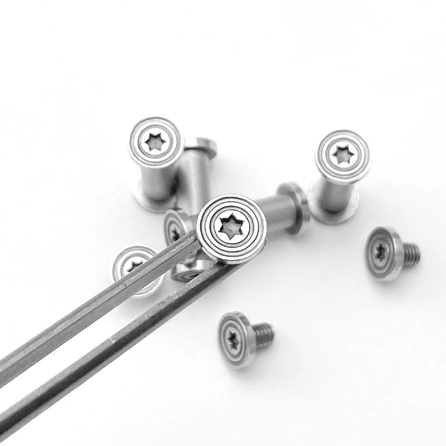 4piece M3.5 Screw For Knife Handle Nail Modified 416 Stainless Steel T8