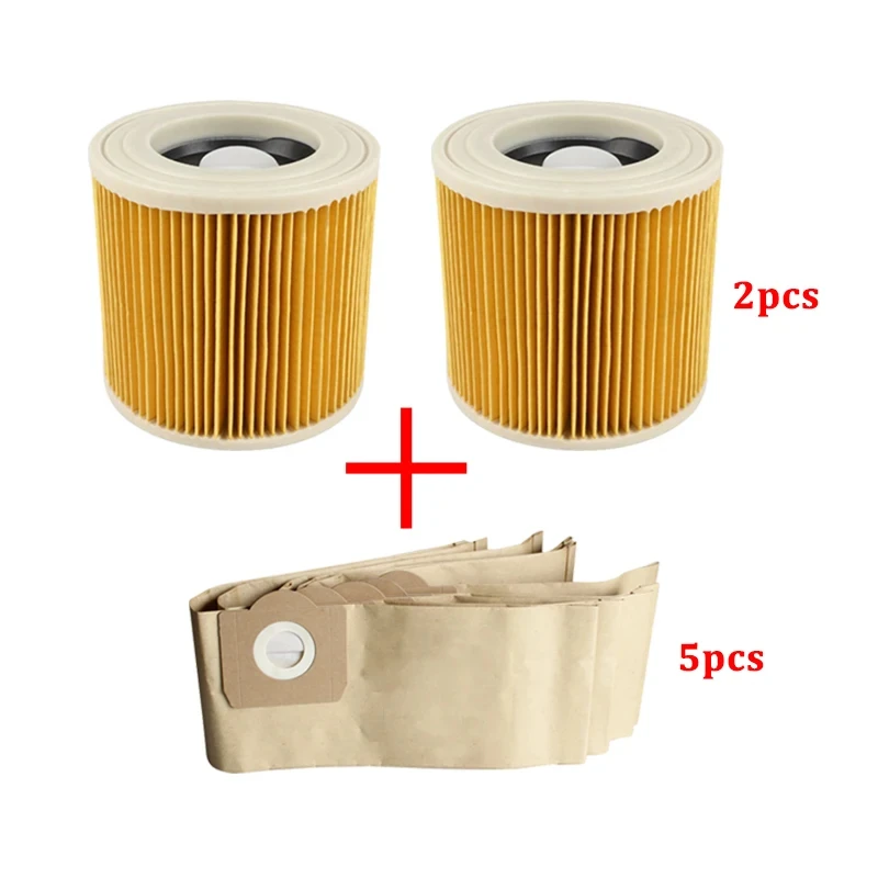 

Dust Filter Bag for Karcher WD3 WD3200 WD3300 MV3 Vacuum Cleaner Spare Parts Replacement Hepa Filters Dust Bags Accessories