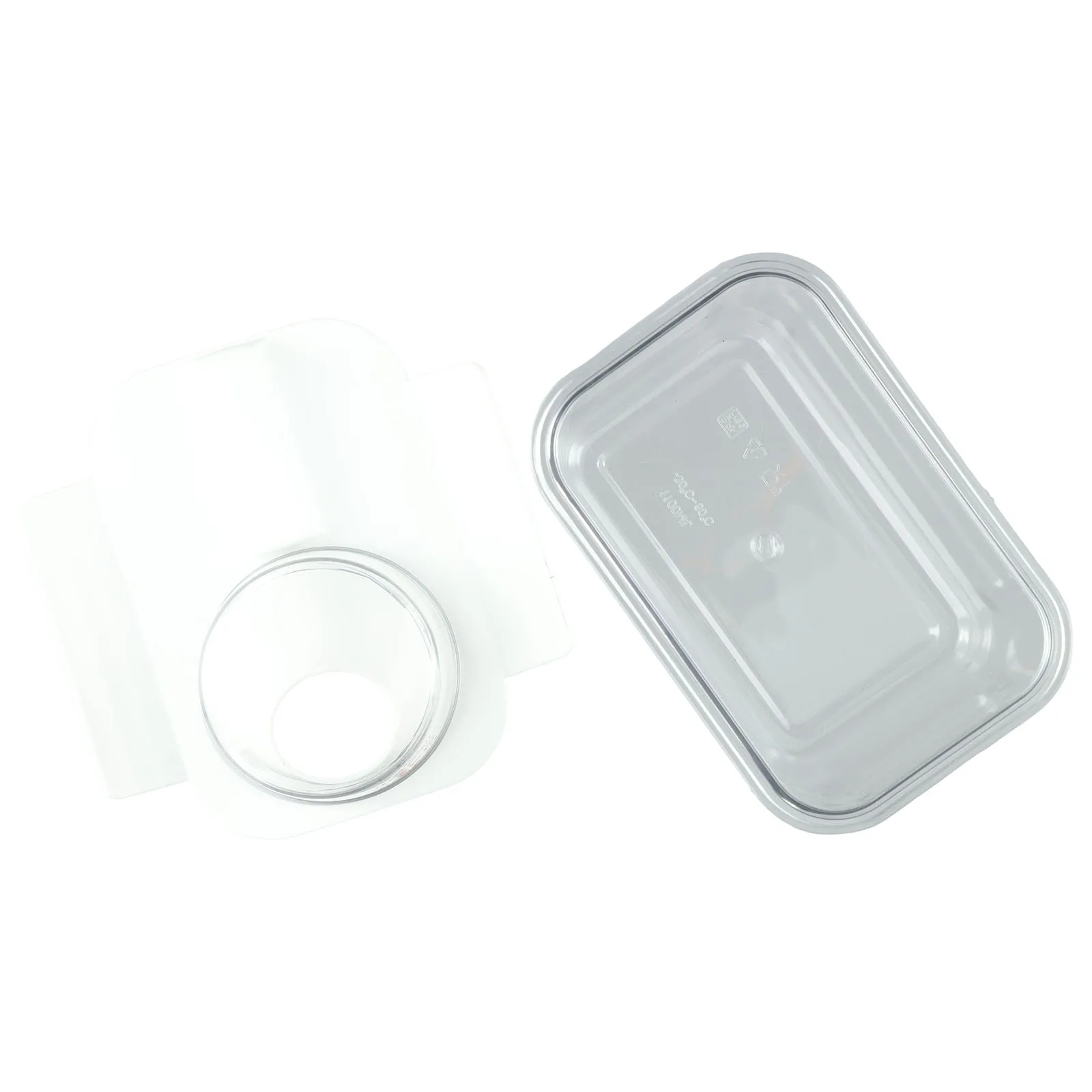 

Storage Jar Dispenser Transparent White Airtight Detergent Dispenser Double-sided Snap Laundry Detergent Organizer 1100ml 1800ml