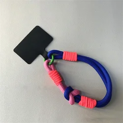 Korean Cute Knot Portable Anti - Loss Hand Bracelet Chain with Colorful Rope Design (Blue)
