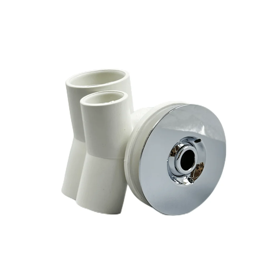 Massage Bathtub Air Jet &Phi;65mm Cover 32mm Water-in Jet Nozzle Chromed Cap PVC Body Massage Bathtub Bubble Ultra-thin Flat Nozzle Hot Tub Water Jet