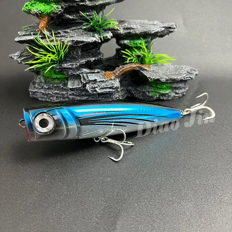 Large Topwater Popper Saltwater Fishing Lure - Ideal