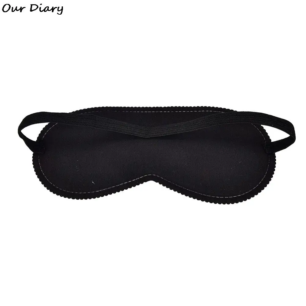 1pc Sleeping Eye Mask Black Eye Shade Sleep Mask Black Mask Bandage on Eyes for Sleeping Emotion Sleep Mask 4