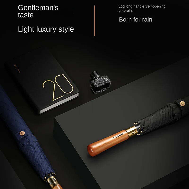 

Luxury Automatic Umbrella Uv Protection Long Black Pretty Umbrella Windproof Mens Simple Modern Ombrello Household Merchandises