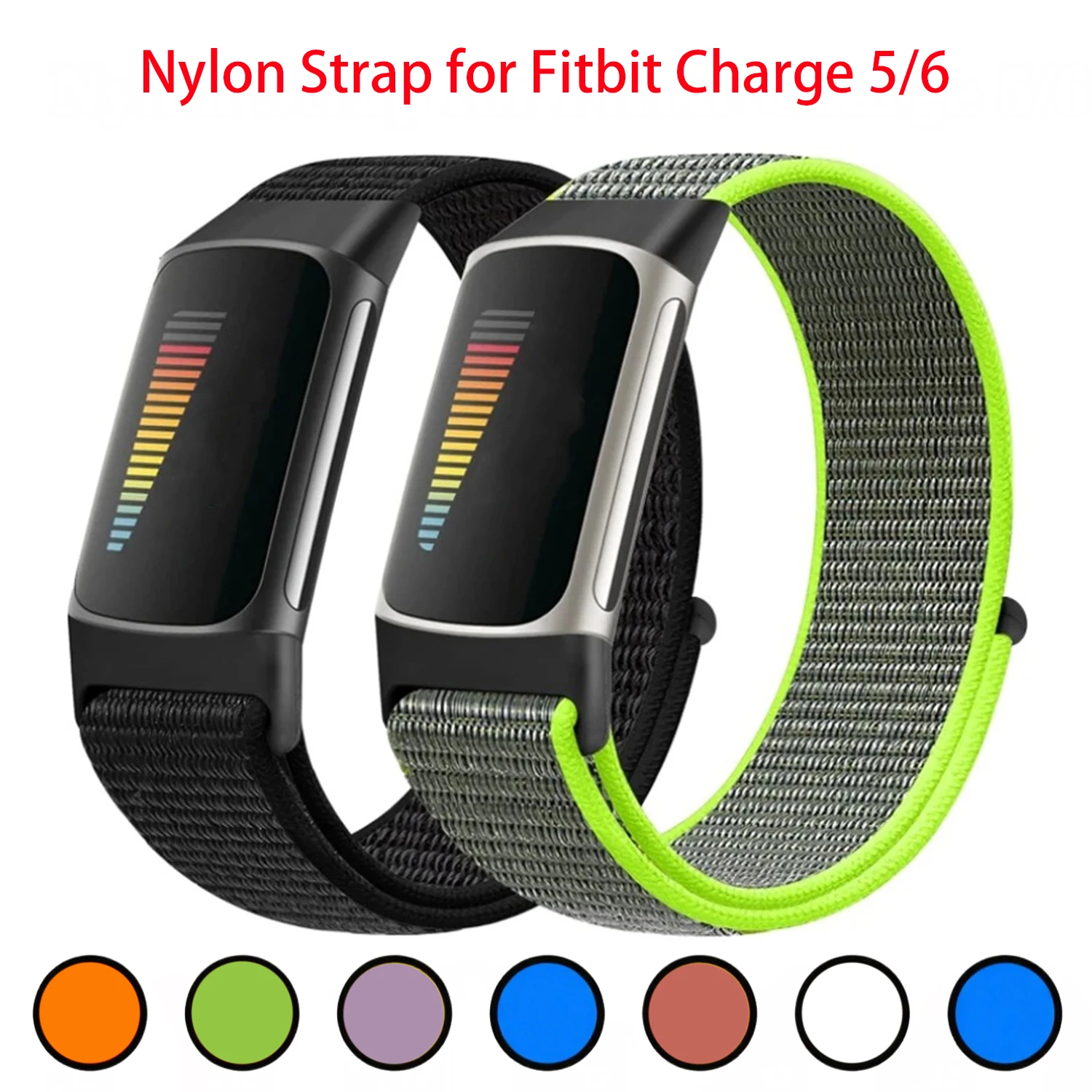 Nylon Weave Sports Loop Bracelet Wristband