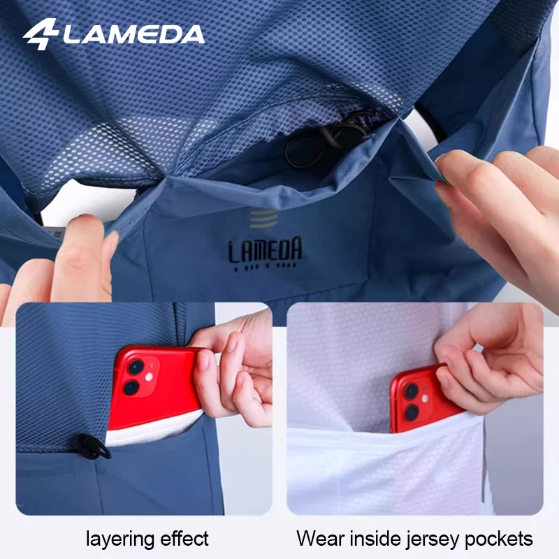 Cycling Vest Men's Bicycle Vest Pockets Spring Road Bike MTB Clothes For LAMEDA