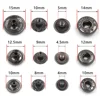 500sets press buttons S-Spring type silver/black/bronze/gold metal snaps 15mm/12.5mm/10mm  sewing accessories bulk clothing DIY 6