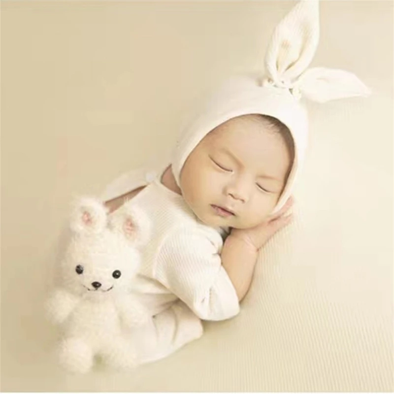 

Реквизит для фотосъемки новорожденных, детский комбинезон со шляпой и кукольным набором, подарок
