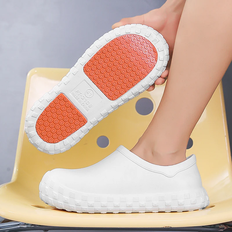 Chef Shoes Slippers For Men Women 2025 EVA Non-slip Waterproof Oil-proof Size 36-45 slippers sandals