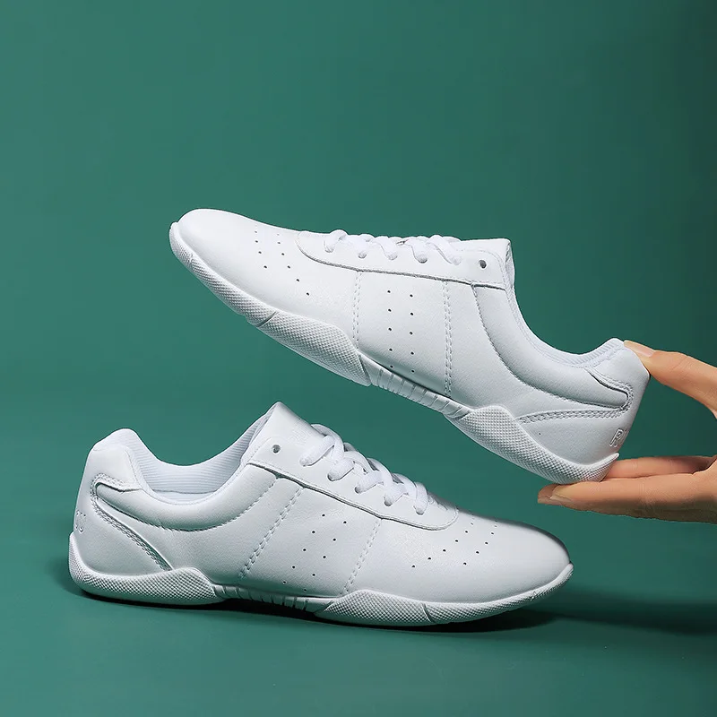 New Competitive Aerobics Shoes Women Cheerleading Children Gymnastics Shoes Training Competition Soft Soled Square Dance