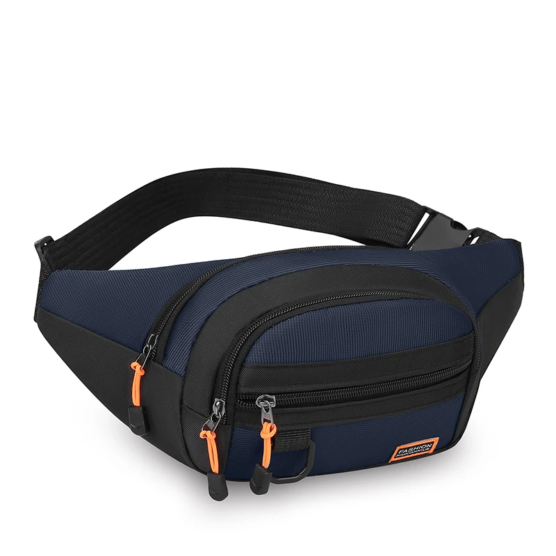 Adjustable waist bag | sports black Unisex design, suitable for running and outdoor activities - safe storage of mobile phones,