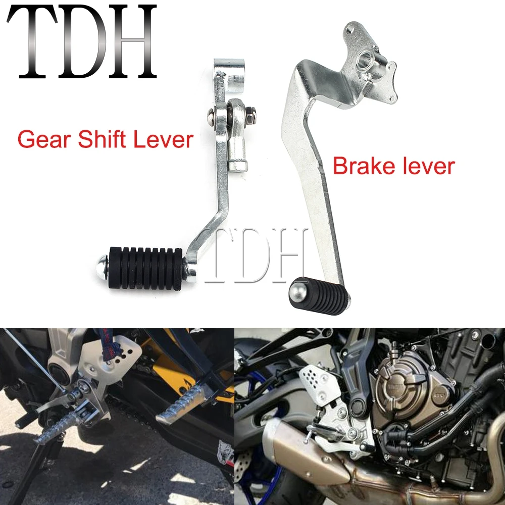 Steel Motorcycle Gear Shift Lever Left Pedal Shifter Brake Lever For
