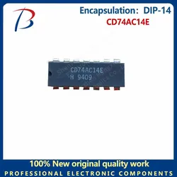 5pcs CD74AC14E package DIP-14 register logic chip