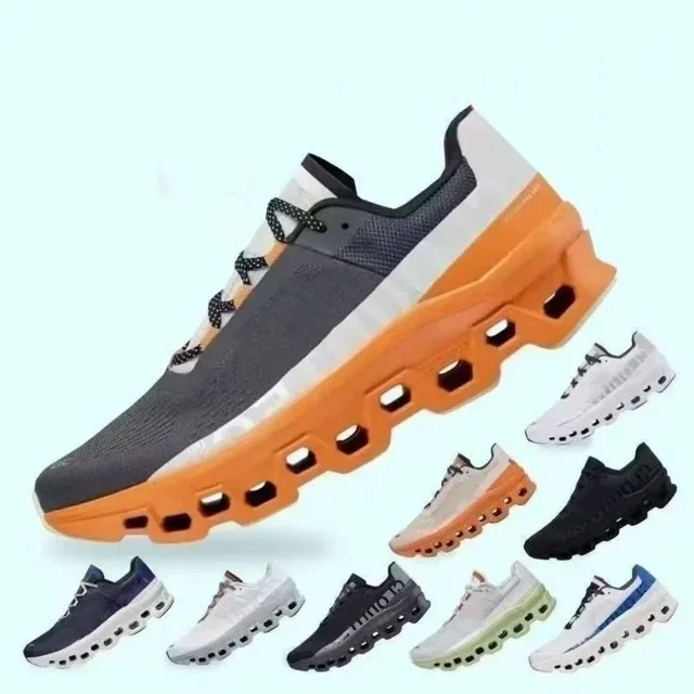 Chaussures de course Cloudmonster pour hommes et femmes, printemps et automne, antichoc, respirantes, ultralégères, baskets décontractées 1