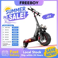 Trottinette électrique FREEBOY J01 avec siège, batterie 800W 48V15AH, trottinette électrique pour adultes, 45KM/H, 35KM, pneus tout-terrain de 10 pouces, trottinette pliable 1