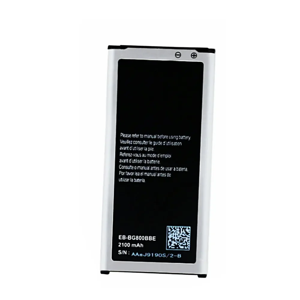 2100Mah Eb-Bg800Cbe Eb-Bg800Bbe Per Galaxy S5 Mini S5Mini G800 G800F G800H Cellulare Batteria Di Ricambio Di Alta Qualità