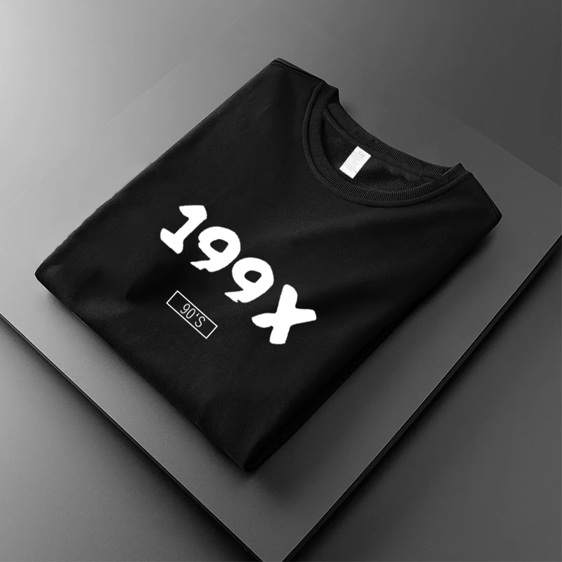 

Summer Retro Style Tshirt Women Simple Style Round Neck Girl Student T Shirt For Couple
